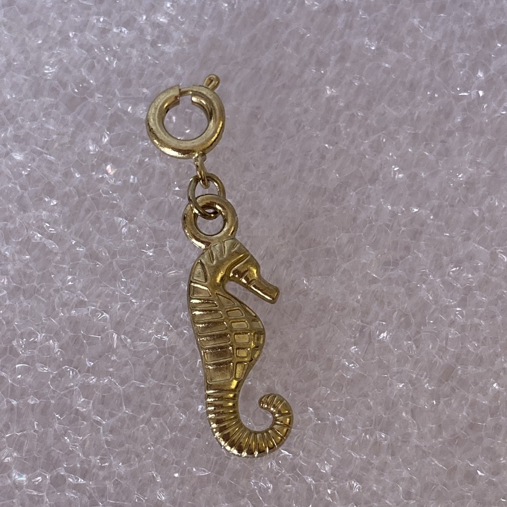 NWOT - Puerto Vallarta - Diamonds International Hanging Seahorse Charm